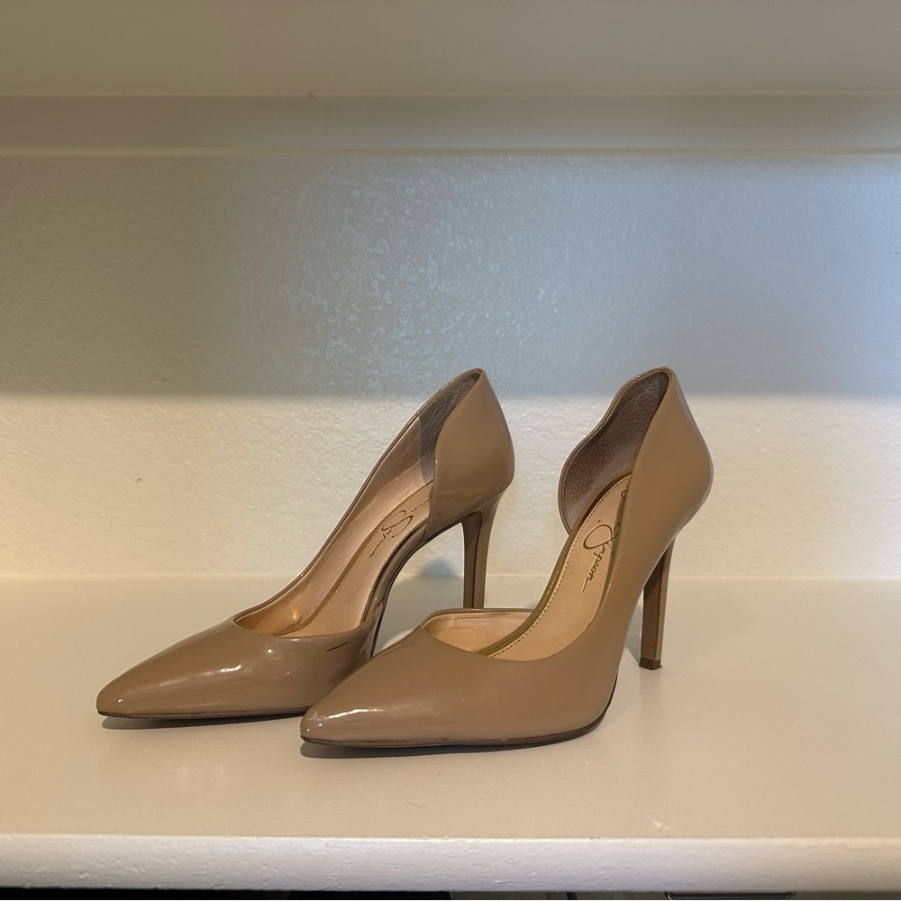 Jessica Simpson Nude Heels Pumps